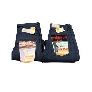 Vintage Western Straight Leg Jeans Lot Size 8 NWT
